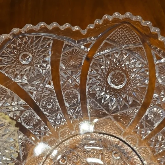 Vintage Imperial Serving Bowl And EAPG Desert Bowls - Picture 8 of 11